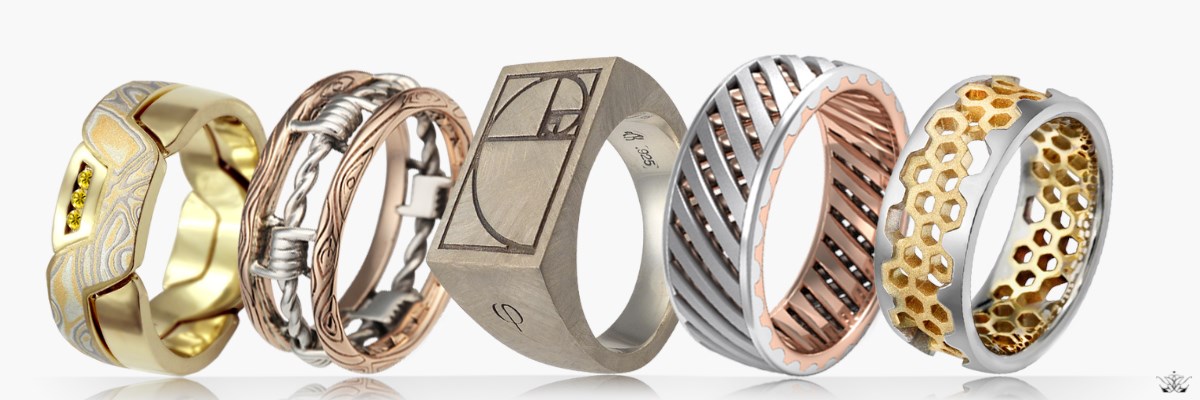 Unique Mens Wedding Bands Stylish Cool and Unique Mens Rings